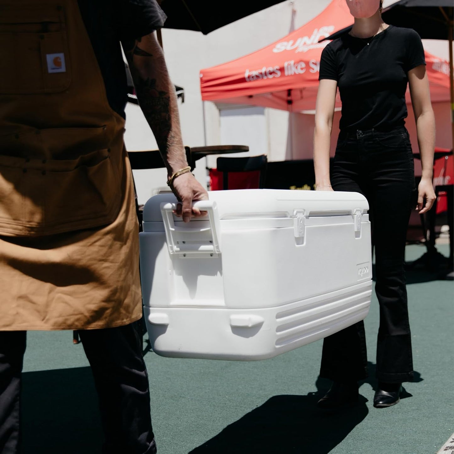 Coolers, Insulated Portable Hard Shell Ice Chest Cooler