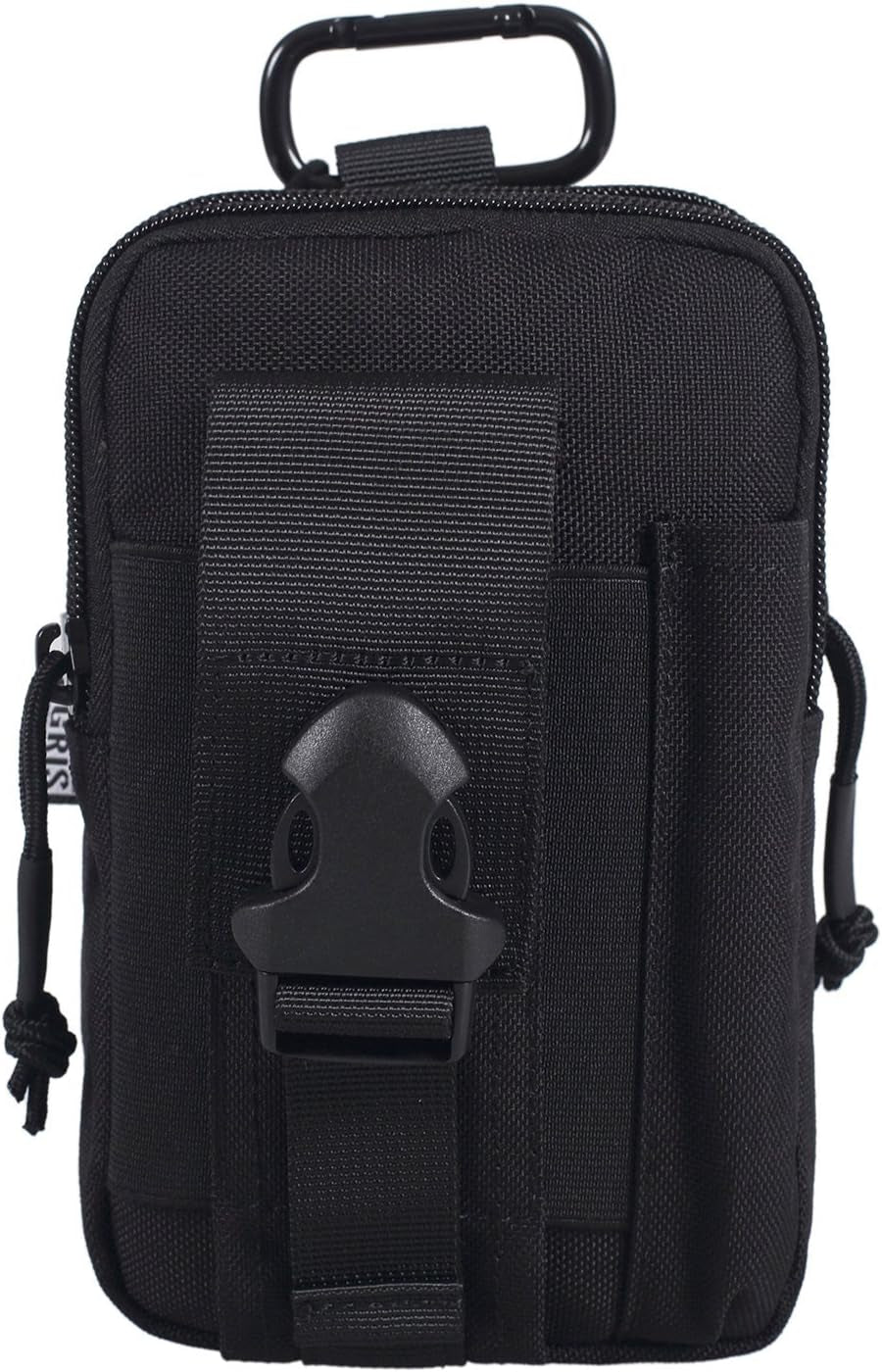 MOLLE EDC Pouch (Black-A/Black Stitches)