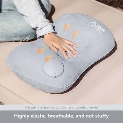 Camping Inflatable Pillow Portable Ultralight Travel Hiking Air Sleeping Pillow for Neck and Lumbar Support
