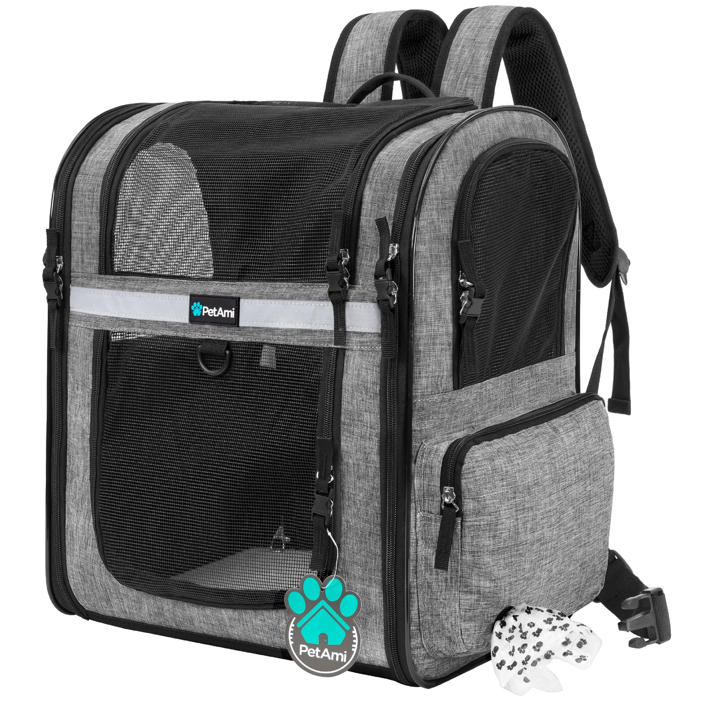 Pet Dog Carrier Backpack Portable Travel Cat Bag Comfort Breathable Mesh Soft