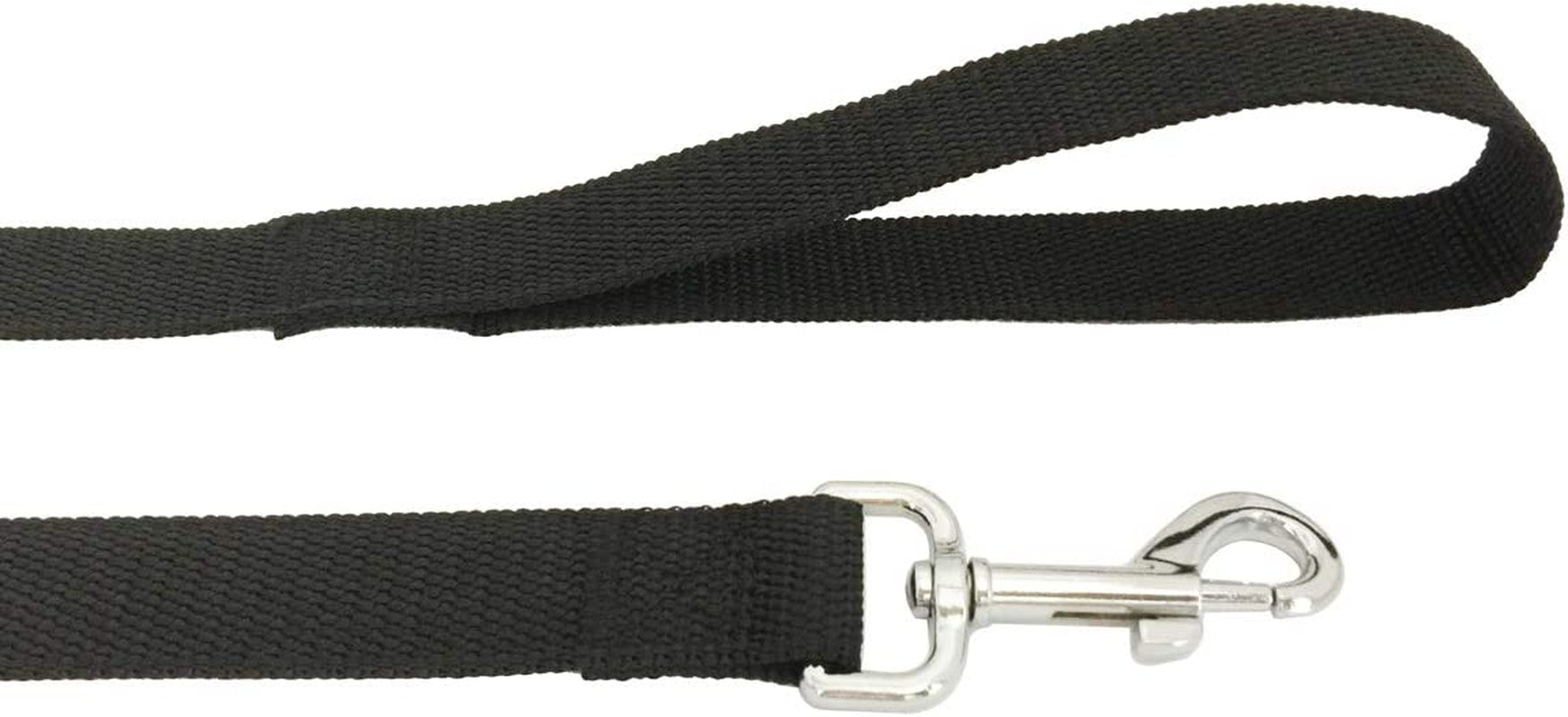20Ft 30Ft 40Ft 50Ft Nylon Long Training Dog Leash for Small Medium Large Dogs, Long Leashes Dog/Puppy Lead for Obedience Recall Training, Camping, or Backyard, 1 Inch Wide (30 Foot, Black)