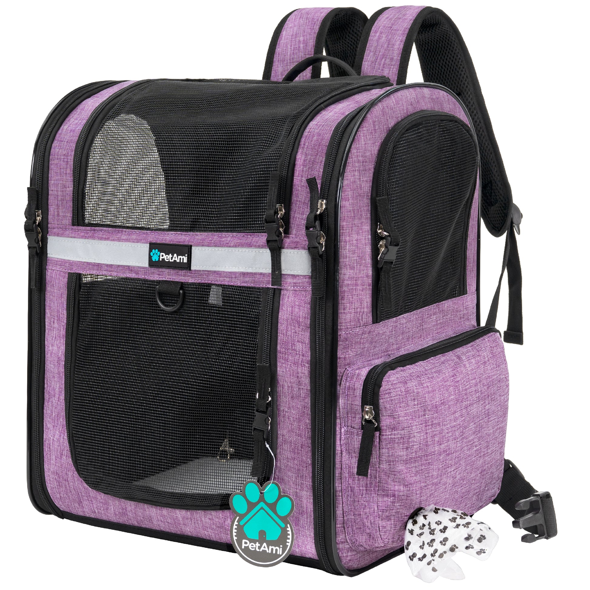 Pet Dog Carrier Backpack Portable Travel Cat Bag Comfort Breathable Mesh Soft