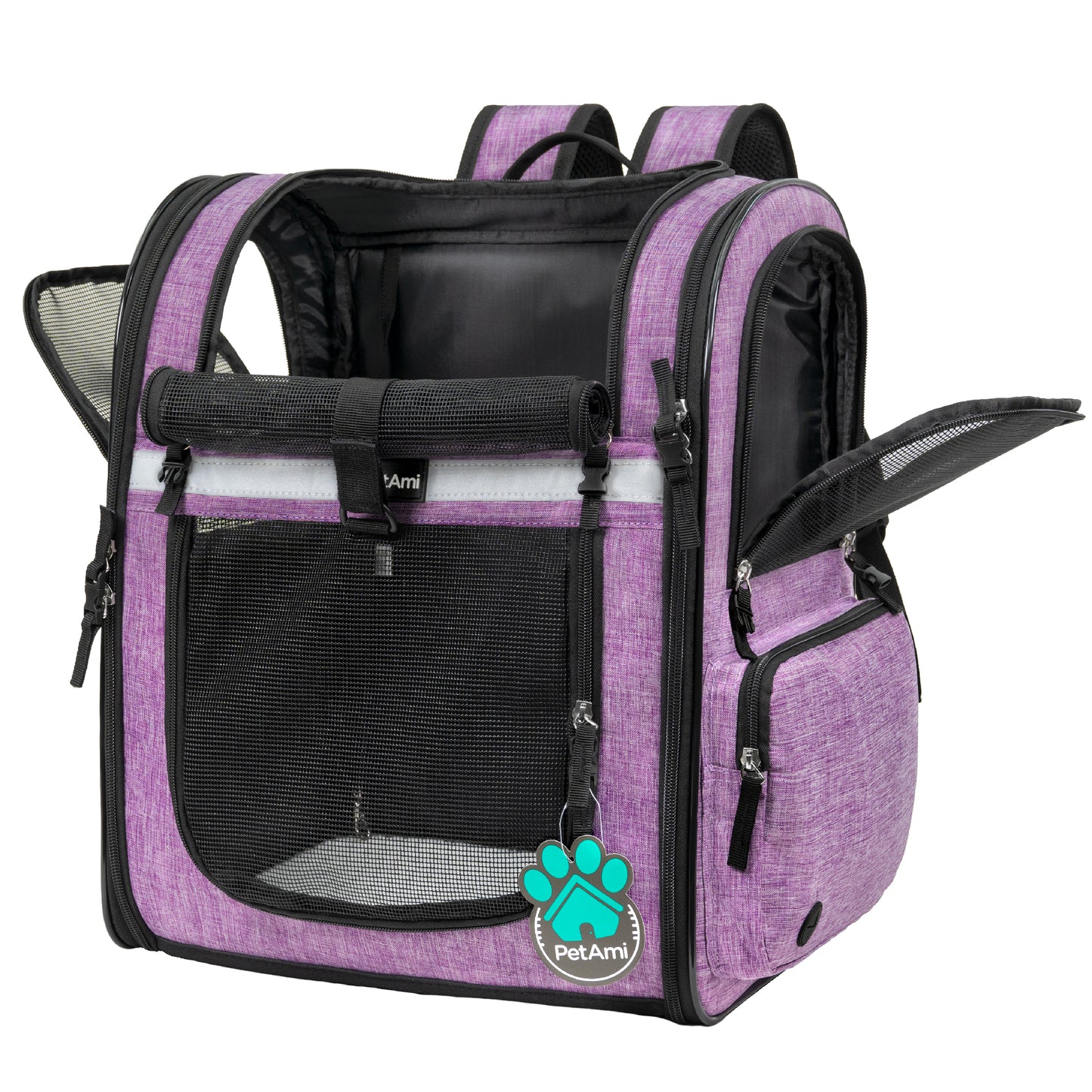 Pet Dog Carrier Backpack Portable Travel Cat Bag Comfort Breathable Mesh Soft