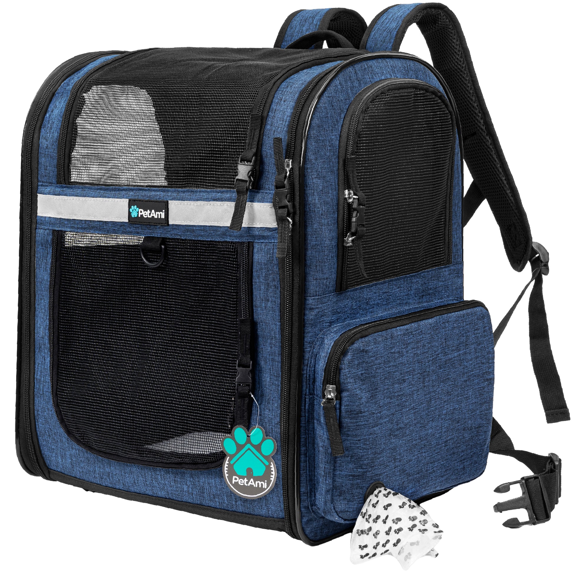 Pet Dog Carrier Backpack Portable Travel Cat Bag Comfort Breathable Mesh Soft