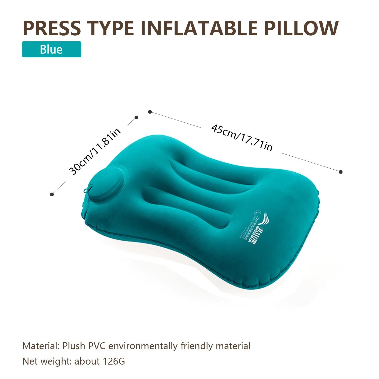 Camping Inflatable Pillow Portable Ultralight Travel Hiking Air Sleeping Pillow for Neck and Lumbar Support