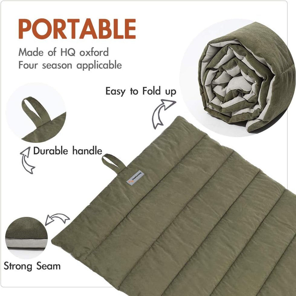 Outdoor Dog Bed, Waterproof, Washable, Large Size, Durable, Water Resistant, Portable and Camping Travel Pet Mat