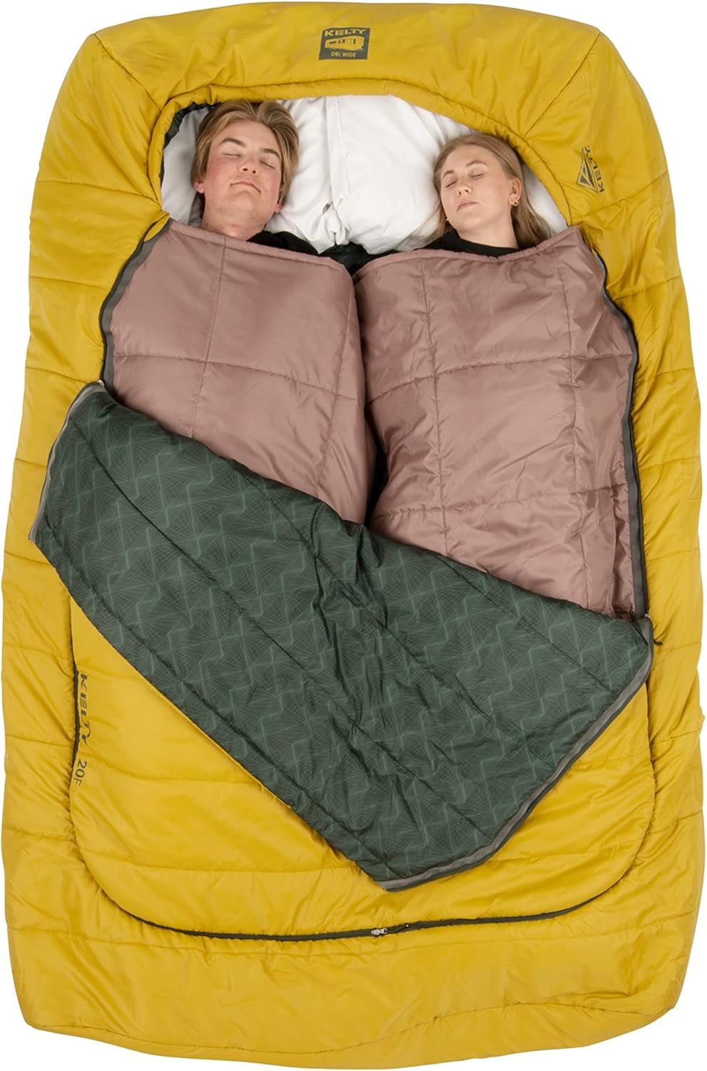 Tru.Comfort Doublewide 20 Degree Sleeping Bag – Two Person Synthetic Camping Sleeping Bag for Couples & Family Camping