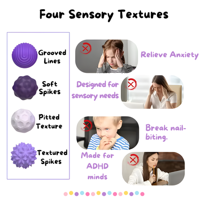 Focus Balls Sensory Toy – Silicone Magnetic Balls for Stress Relief and Improved Focus