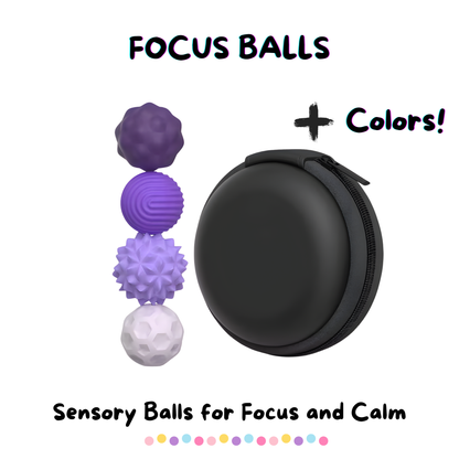 Focus Balls Sensory Toy – Silicone Magnetic Balls for Stress Relief and Improved Focus
