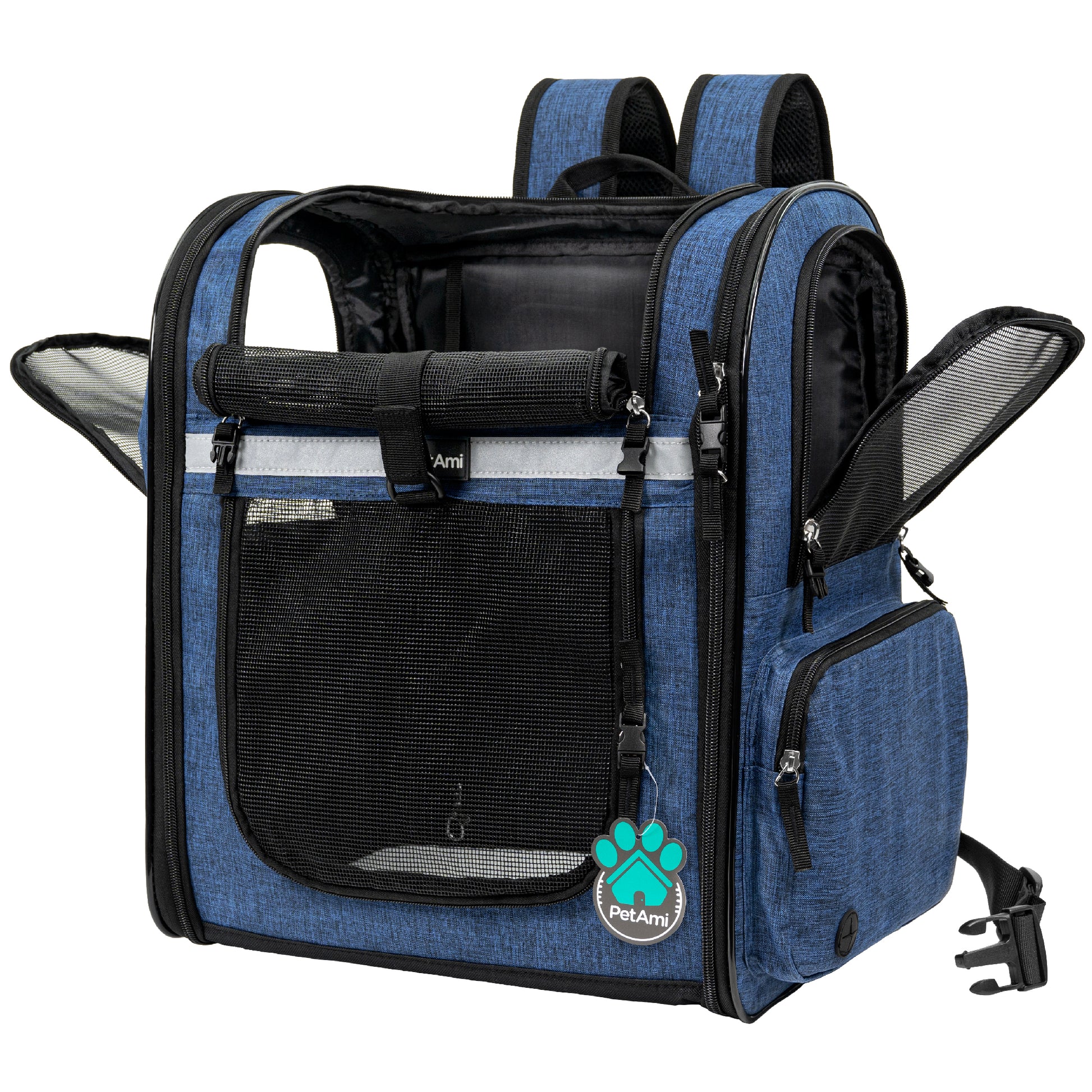 Pet Dog Carrier Backpack Portable Travel Cat Bag Comfort Breathable Mesh Soft