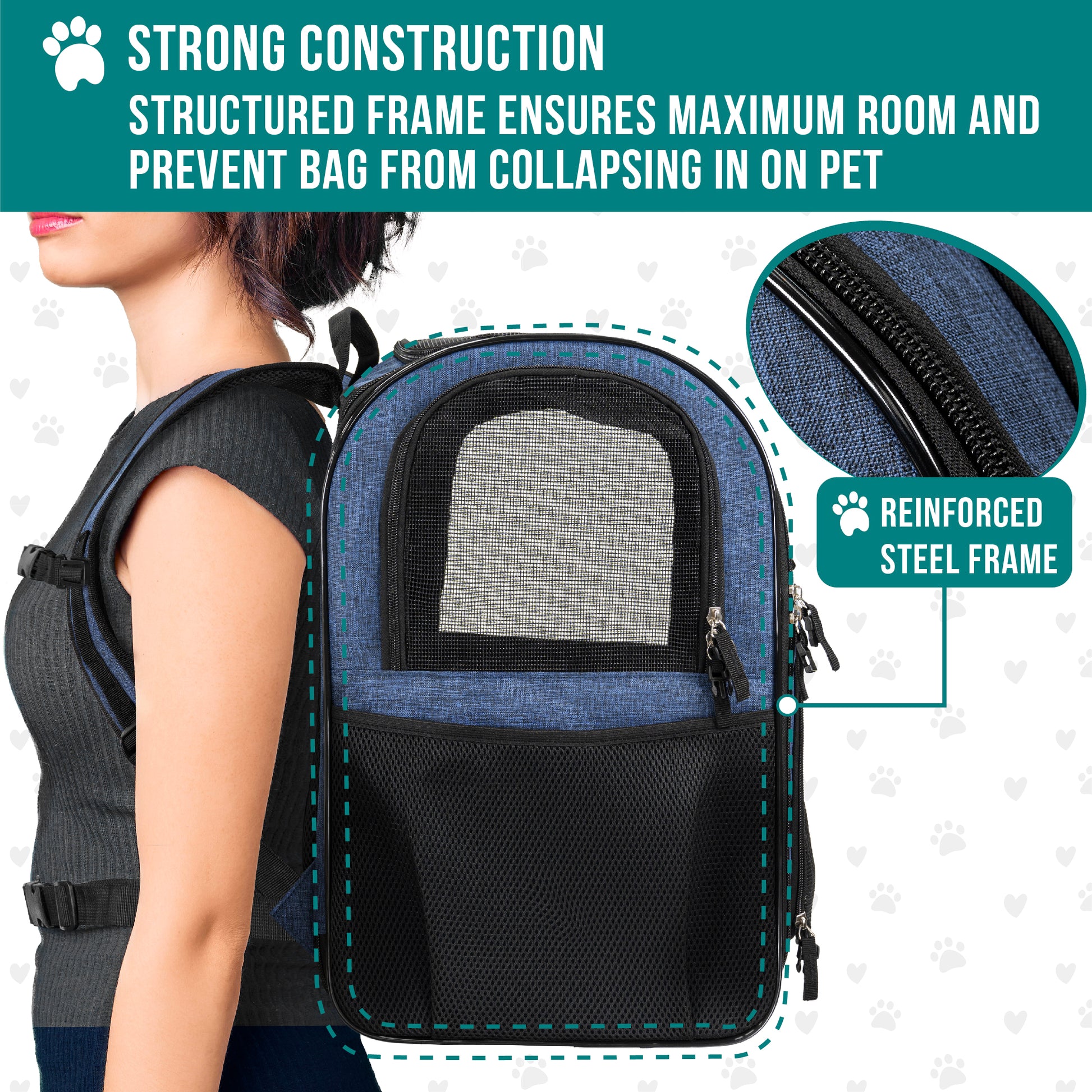 Pet Dog Carrier Backpack Portable Travel Cat Bag Comfort Breathable Mesh Soft
